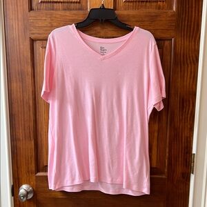 Kim Rogers Pink Relaxed Short Sleeve T-Shirt